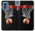 S0066 Le basket-ball Etui Coque Housse pour Motorola Moto G Play 4G (2024)