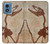 S0379 Fossile de dinosaure Etui Coque Housse pour Motorola Moto G Play 4G (2024)