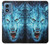 S0752 Feu bleu Loup Etui Coque Housse pour Motorola Moto G Play 4G (2024)