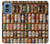S0983 Collection de Canettes de bière Etui Coque Housse pour Motorola Moto G Play 4G (2024)