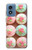 S1718 Petits gâteaux délicieux Etui Coque Housse pour Motorola Moto G Play 4G (2024)