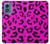 S1850 Motif rose Léopard Etui Coque Housse pour Motorola Moto G Play 4G (2024)