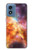 S1963 Nébuleuse Arc en ciel espace Etui Coque Housse pour Motorola Moto G Play 4G (2024)