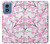 S1972 Sakura fleur de Cerisiers Etui Coque Housse pour Motorola Moto G Play 4G (2024)