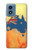 S2494 Australie Drapeau Carte texture de la roche Etui Coque Housse pour Motorola Moto G Play 4G (2024)