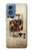 S2528 Poker King Carte Etui Coque Housse pour Motorola Moto G Play 4G (2024)