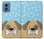 S2669 Mignon os chien pattes Dessin animé Etui Coque Housse pour Motorola Moto G Play 4G (2024)