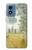 S2682 Claude Monet Champs Au printemps Etui Coque Housse pour Motorola Moto G Play 4G (2024)