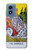 S2809 Carte Tarot L'Impératrice Etui Coque Housse pour Motorola Moto G Play 4G (2024)