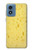 S2913 Texture de fromage Etui Coque Housse pour Motorola Moto G Play 4G (2024)
