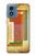 S2934 Millésimé Tableau périodique des éléments Etui Coque Housse pour Motorola Moto G Play 4G (2024)