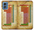 S2934 Millésimé Tableau périodique des éléments Etui Coque Housse pour Motorola Moto G Play 4G (2024)