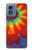 S2985 Coloré Tie Dye Texture Etui Coque Housse pour Motorola Moto G Play 4G (2024)