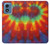 S2985 Coloré Tie Dye Texture Etui Coque Housse pour Motorola Moto G Play 4G (2024)