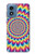 S3162 psychédélique coloré Etui Coque Housse pour Motorola Moto G Play 4G (2024)