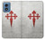 S3200 Ordre de Santiago Croix de Saint-Jacques Etui Coque Housse pour Motorola Moto G Play 4G (2024)
