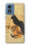 S3229 Affiche de chat millésimé Etui Coque Housse pour Motorola Moto G Play 4G (2024)