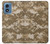 S3294 Armée Tan Coyote Camo Désert Camouflage Etui Coque Housse pour Motorola Moto G Play 4G (2024)