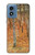 S3380 Gustav Klimt Bouleau Forêt Etui Coque Housse pour Motorola Moto G Play 4G (2024)