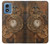 S3401 Horloge vitesse Steampunk Etui Coque Housse pour Motorola Moto G Play 4G (2024)