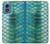 S3414 Vert Serpent Échelle graphique Imprimer Etui Coque Housse pour Motorola Moto G Play 4G (2024)