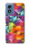 S3477 Motif abstrait de diamant Etui Coque Housse pour Motorola Moto G Play 4G (2024)