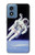 S3616 Astronaute Etui Coque Housse pour Motorola Moto G Play 4G (2024)