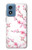 S3707 Fleur de cerisier rose fleur de printemps Etui Coque Housse pour Motorola Moto G Play 4G (2024)