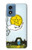 S3722 Carte de tarot Pièces de l'As des Pentacles Etui Coque Housse pour Motorola Moto G Play 4G (2024)