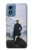 S3789 Wanderer above the Sea of Fog Etui Coque Housse pour Motorola Moto G Play 4G (2024)