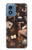 S3877 Université sombre Etui Coque Housse pour Motorola Moto G Play 4G (2024)