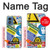 S3960 Collage d'autocollants de signalisation de sécurité Etui Coque Housse pour Motorola Moto G Play 4G (2024)