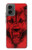 S1090 Rouge Loup Etui Coque Housse pour Motorola Moto G 5G (2024)