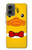 S2760 Canard Tuxedo jaune Dessin animé Etui Coque Housse pour Motorola Moto G 5G (2024)