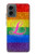 S2900 Arc en ciel LGBT Fierté lesbienne Drapeau Etui Coque Housse pour Motorola Moto G 5G (2024)