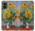 S2937 Claude Monet Bouquet de tournesols Etui Coque Housse pour Motorola Moto G 5G (2024)