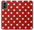 S2951 Rouge Pois Etui Coque Housse pour Motorola Moto G 5G (2024)