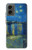 S3336 Van Gogh Nuit étoilée sur le Rhône Etui Coque Housse pour Motorola Moto G 5G (2024)