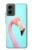 S3708 Flamant rose Etui Coque Housse pour Motorola Moto G 5G (2024)