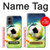 S3844 Ballon de football de football rougeoyant Etui Coque Housse pour Motorola Moto G 5G (2024)