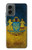 S3858 Drapeau de l'Ukraine Etui Coque Housse pour Motorola Moto G 5G (2024)