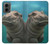 S3871 mignon, bébé, hippopotame, hippopotame Etui Coque Housse pour Motorola Moto G 5G (2024)