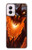 S0414 Dragon de feu Etui Coque Housse pour Motorola Moto G Power 5G (2024)