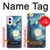 S0582 Van Gogh Starry Nights Etui Coque Housse pour Motorola Moto G Power 5G (2024)