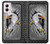 S0855 Aigle Métal Etui Coque Housse pour Motorola Moto G Power 5G (2024)