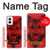 S1090 Rouge Loup Etui Coque Housse pour Motorola Moto G Power 5G (2024)