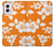 S2245 Hawai Hibiscus Motif orange Etui Coque Housse pour Motorola Moto G Power 5G (2024)
