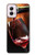 S2396 Rouge Bouteille de vin et le verre Etui Coque Housse pour Motorola Moto G Power 5G (2024)