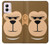 S2721 Mignon grincheux Singe Dessin animé Etui Coque Housse pour Motorola Moto G Power 5G (2024)