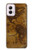 S2861 Carte antique du monde Etui Coque Housse pour Motorola Moto G Power 5G (2024)